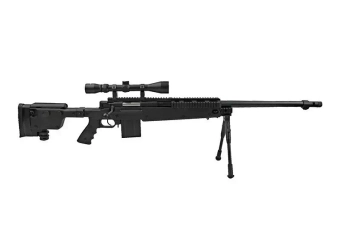 Airsoft pušky odstřelovací puška MB4407D - s dalekohledem a dvojnožkou