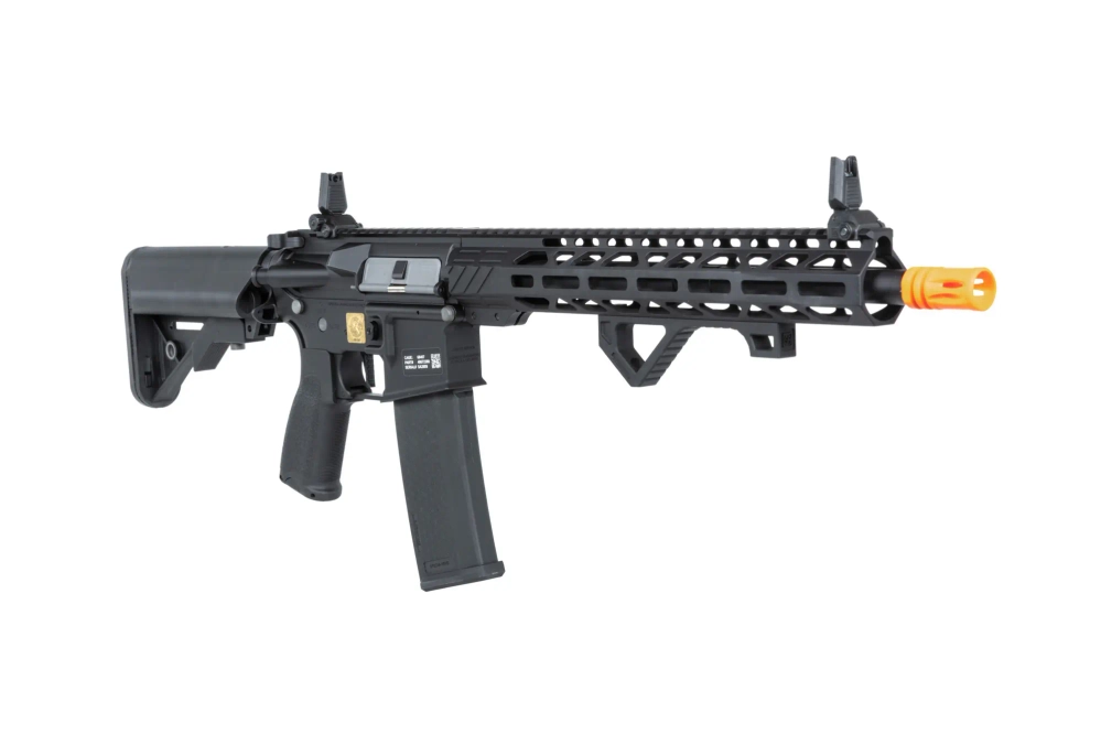 Specna Arms RRA SA-E24 HAL ETU™ Carabine airsoft Noir avec dispositif de décharge orange