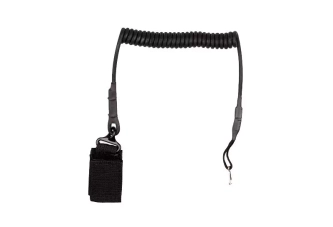 Pistol retention lanyard