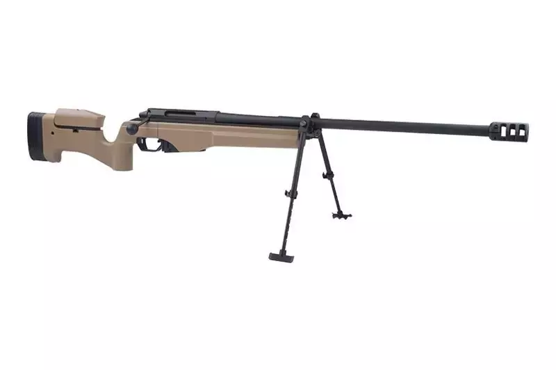 Fusil de airsoft rifle de francotirador MSR 009 - bronceado