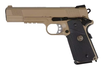 Pistola de airsoft MEU (versión ferroviaria) - bronceado