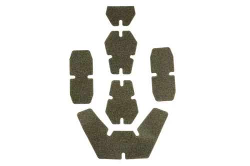 Velcro sticker set for helmets - olive green