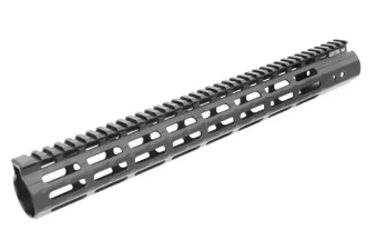 Front Super Slim Free Float AR15 15" M-LOK - noir