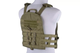 Plate Carrier w/ Removable Panel Tactical Vest - Olive Drab
