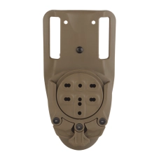 Universele 360 graden tactische holsteradapter van Wosport met riembevestiging GB-ACC-22 Tan