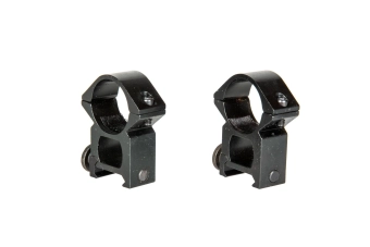 Dwuczęściowy montaż optyki na szynę RIS (średni)