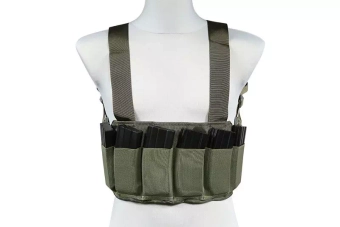 Nízkoprofilová vesta Speed Chest rig - Sage Green