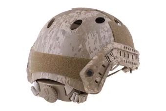 Airsoftová zbraň přilbau FAST PJ - Desert Digital