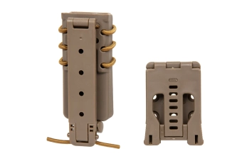Wosport Urban Assault Long Quick Pull Tan 9mm magazijntas