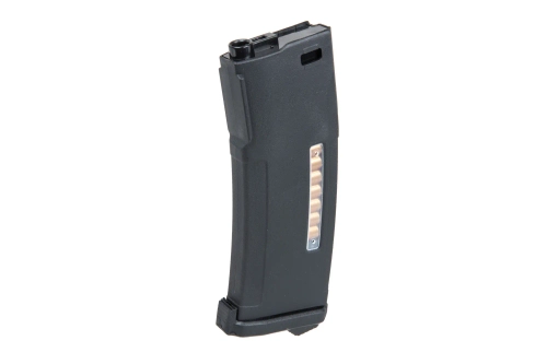 Polymer Mid-Cap magazine for 175 Tornado BBs with dummy cartridges for M4/M16 replicas Black