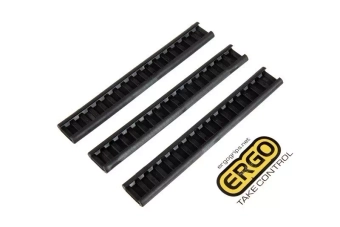 Juego de 3 forros Picatinny 4379 (175mm) - negro