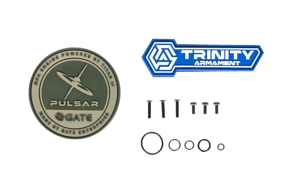 airsoft GATE x ARCTURUS Trinity Armament Alpha SBR 7.9'' HPA PULSAR D &amp; TITAN II Bluetooth® carbine d'entraînement