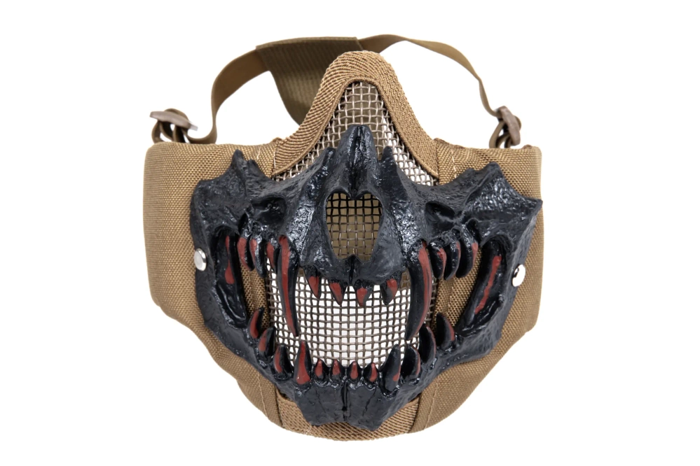 Máscara de protección auditiva Stalker EVO PLUS Fangs Tan