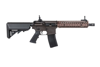 Carabina Golden Eagle Daniel Defense MK18 MC6593MTT GBB Plana Tierra Oscura airsoft