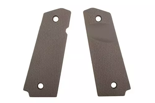Colt 1911 Pik Style Grip Side Linings – dark earth