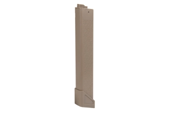 Hi-Cap 250-bullet magazine for SA- X 9mm Duo-system replicas Tan