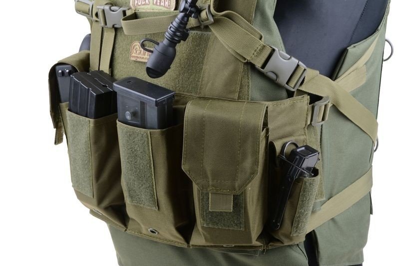 Kamizelka taktyczna typu Chest Rig - tan