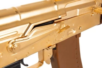 Airsoftová zbraň puškaka ELS-74UN "Golden Brother" Vintage Custom