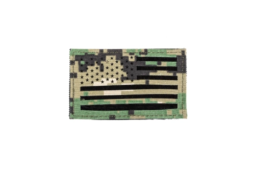 Emerson Gear Parche de la bandera de EE.UU. (izquierda) AOR2