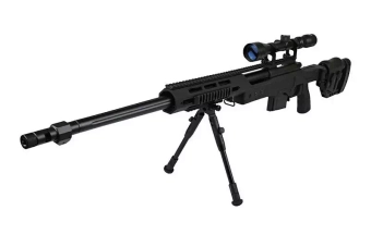 Fusil airsoft fusil de sniper MB4411D UPV - avec lunette et bipode