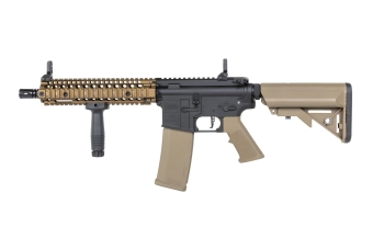 Specna Arms Daniel Defense® MK18 SA-P19 Prime™ Aster II ETU airsoft Carabina con motor brushless Chaos Bronze de un solo disparo