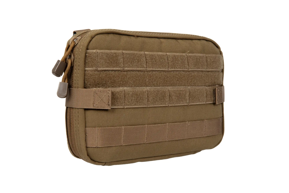 Large Administration Pouch with a Map Holder - Tan