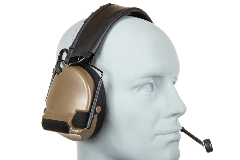 Wosport C5 HD-14-A Tan tactical headset