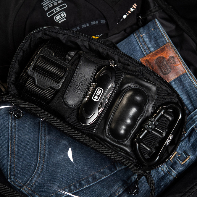 Pouch multiusos Ergonomic Transparent Elite Medium - Negro
