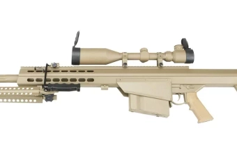 Fusil de airsoft visor y bípode SW-02A - color canela