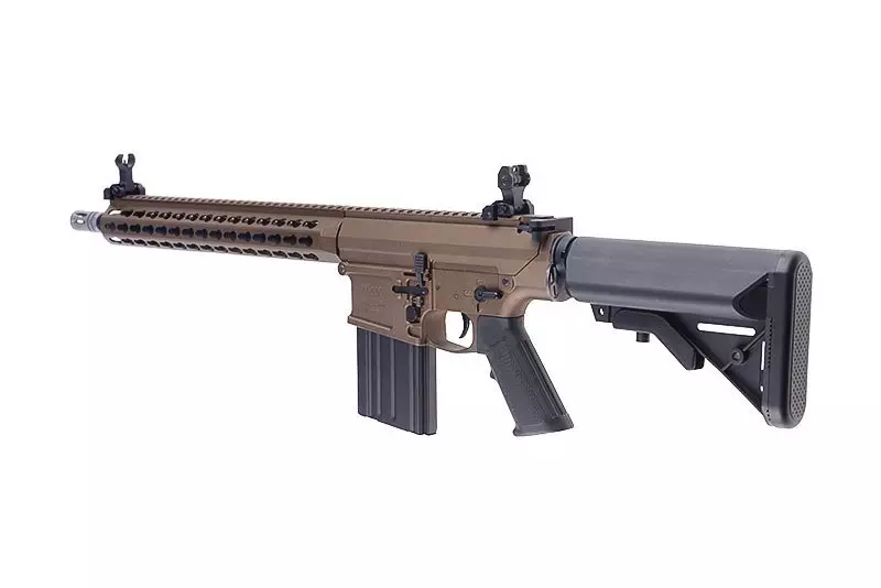 Airsoftová zbraň puškaka M110-13 Keymod Rail - Dark Earth