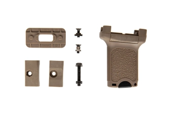 Vertical grip frontal para carril RIS / KeyMod / M-LOK - bronceado
