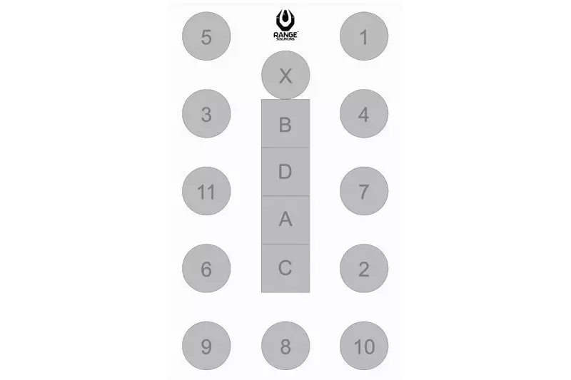 Cibles de tir SOP-3 - 50 pièces.