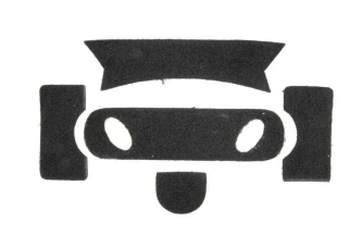 Replika kasku FAST PJ CFH - czarna (L/XL)