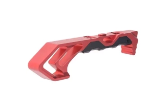 Aluminiowy chwyt przedni Mlok/Keymod - czerwony