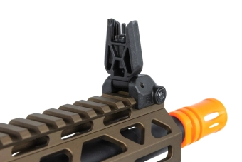 Specna Arms RRA SA-E25 HAL ETU™ Carabina airsoft Caos Bronce con dispositivo de descarga naranja