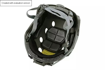 Airsoftová zbraň přilbau X-Shield FAST PJ - zelená barva listů