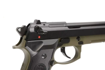 Airsoft pistole M9A1 (CO2) - olivově zelená