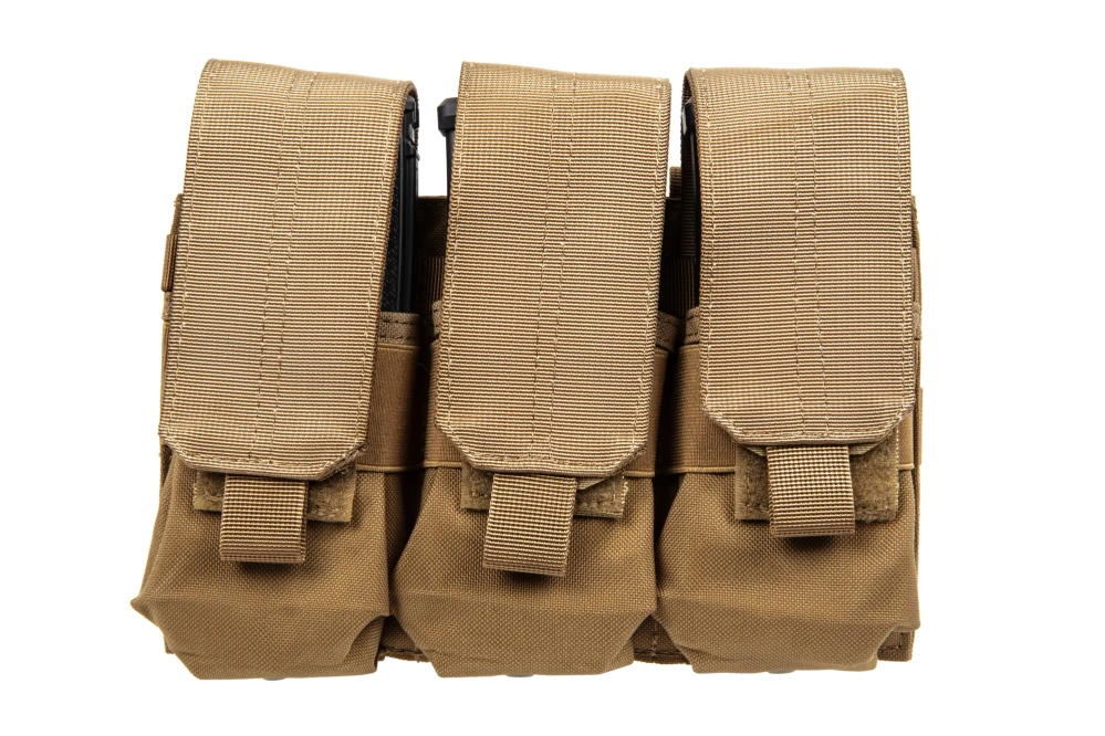 Drievoudige M4/M16 Specna Arms magazijnlader met Tan klep