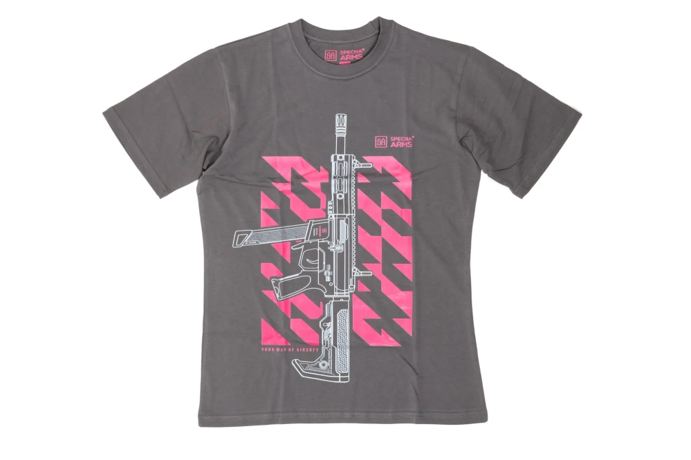 Specna Arms Flex X-Series Jouw Manier Van Airsoft T-Shirt 05 Roze