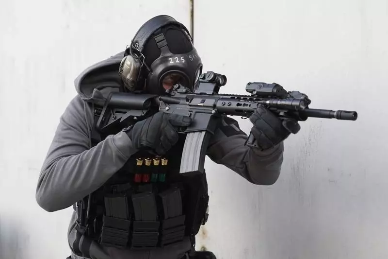 Podwójna ładownica Open III (M) na magazynki 5,56 - oliwkowa