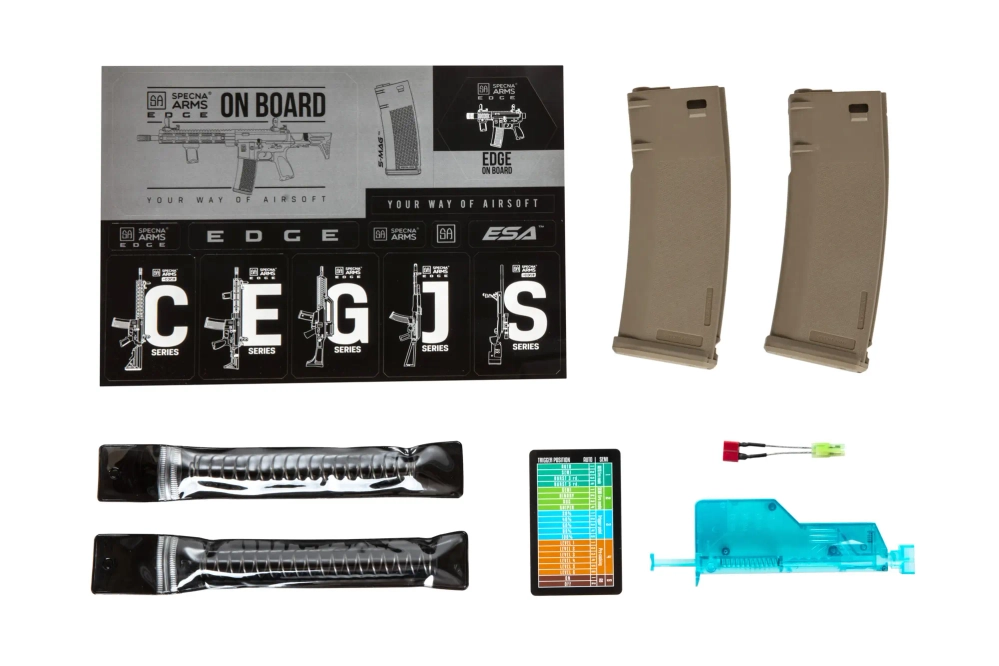 Airsoftová puška Specna Arms Daniel Defense® MK18 SA-P26 Prime™ HAL™ ETU s bezkomutátorovým motorem Chaos Bronze