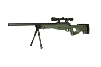 Warrior I Sniper Rifle Replica (with scope and bipod) - Olive