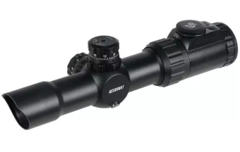Telescopio CQB 1-4,5X28 de 30 mm, con 36 puntos Mil