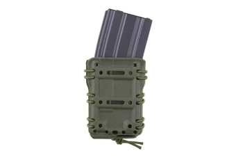 Pochette ouverte en V (B) pour chargeur 5,56 - vert olive