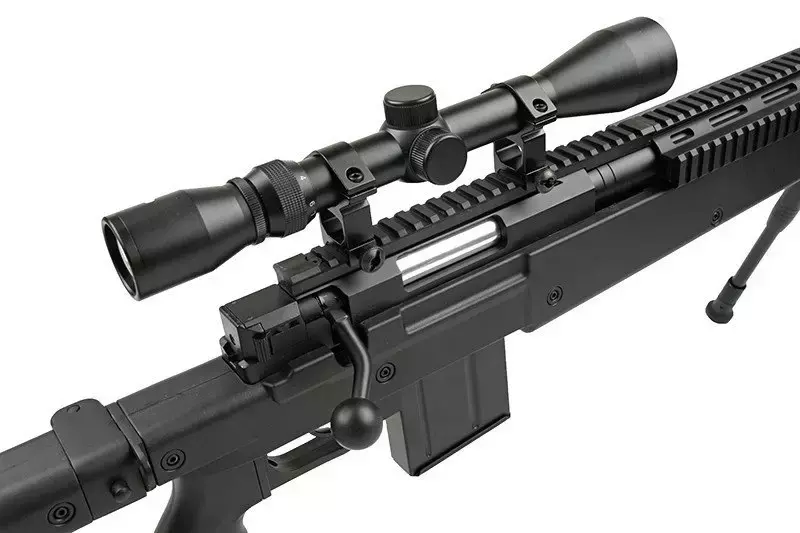 MB4406D sniper rifle replica with scope and bipod