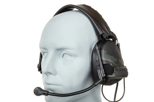 Wosport C5 HD-14-A MC zwarte tactische headset