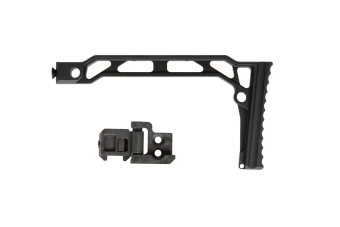 SS-8R Skeleton stock with 1913 mount - Black