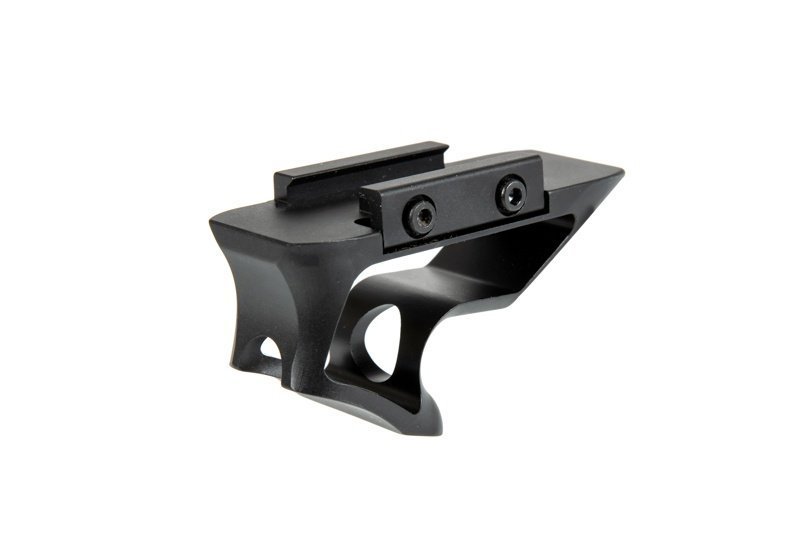 Aluminum CNC RIS Angled Forward Grip - Black