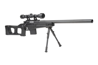 Francotirador de airsoft MB4408D - con linterna y bípode