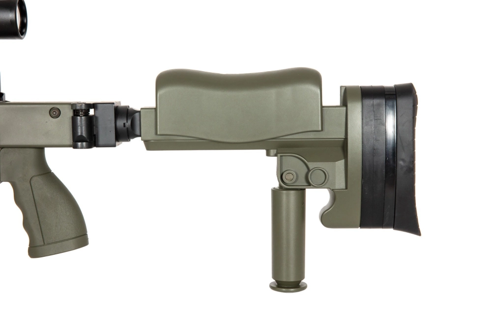 Airsoft pušky odstřelovací puška MB4414D - olivově zelená